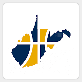 West Virginia Basketball Sticker